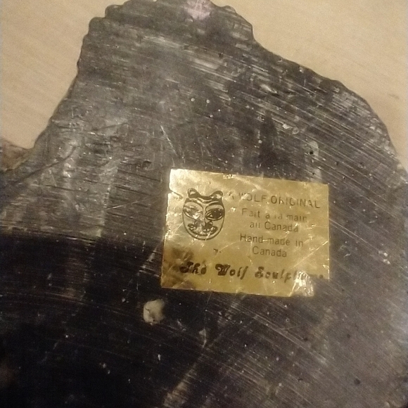 Three soapstone sculptures all original by wolf - Picture 8 of 9